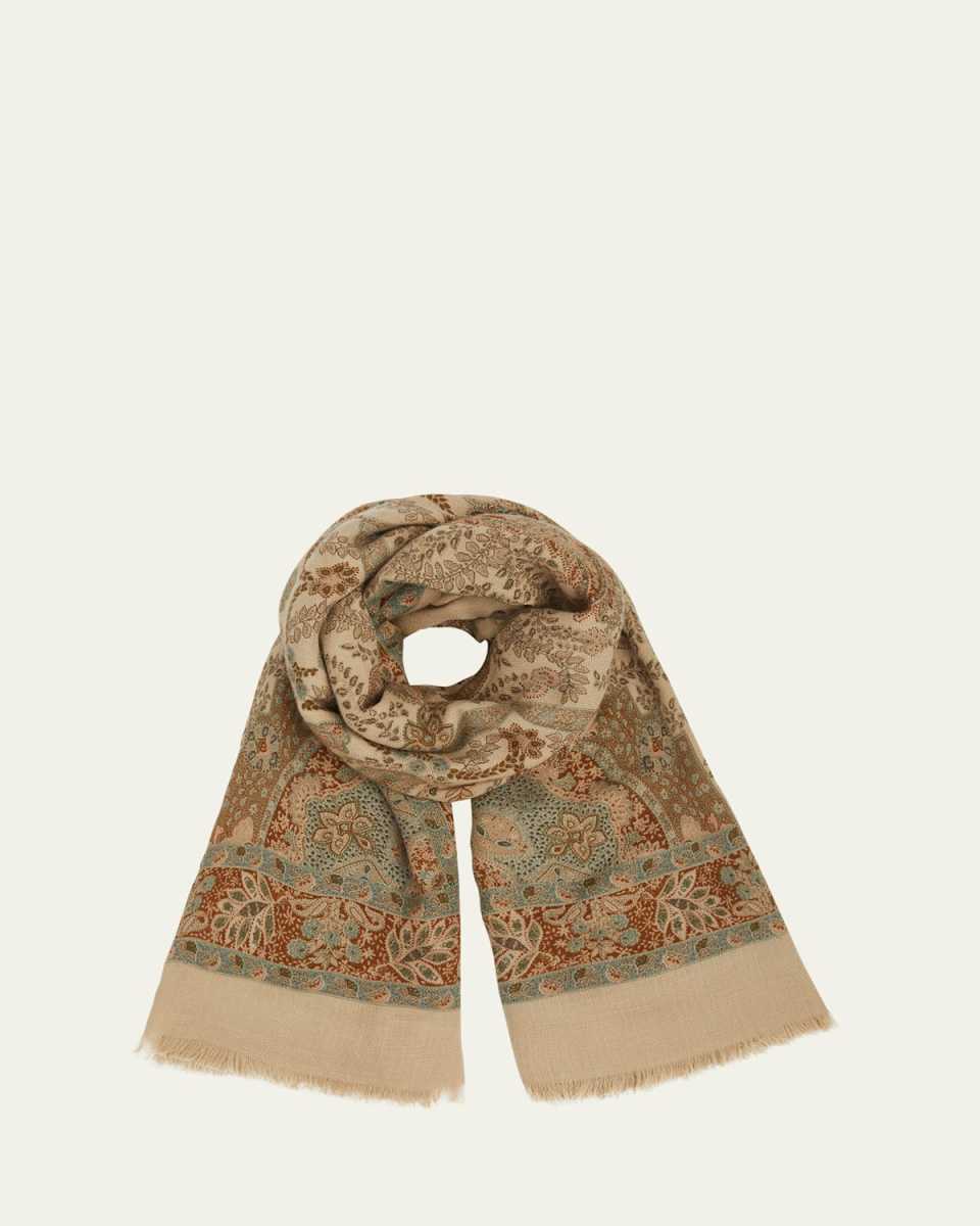Yoyogi Garden Cashmere & Silk Scarf